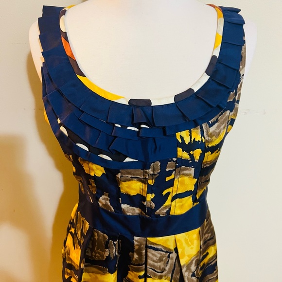 YOANA BARASCHI | Silk Midi Dress from Anthropologie - Size 4 - Picture 3 of 10